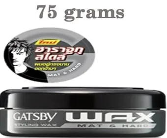 GATSBY Wax Mat & Hard Gel Hair Shine free Japan 75 g size Series For Men Styling