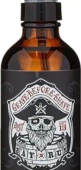 Grave Before Shave™ Beard Oil (Bay Rum Scent) 4 Oz. Bottle