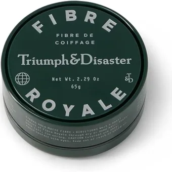 TRIUMPH & DISASTER | Fibre Royale Hair Styling Wax | Strong Hold Pomade for Thick Hair - Natural Finish for Men & Women, 65g