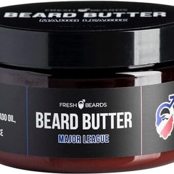 Major League Beard Butter - Tobacco, Clove, and Sweet Cherry Fragrance - Scented Mens Beard and Mustache Conditioner - Soothing Anti-Itch...