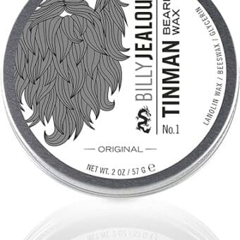 Billy Jealousy Tinman Beard Wax with Light Hold & Matte Finish, Nourishing Beard Care Product Formulated with Natural Beeswax & Glycerin for Soft,...