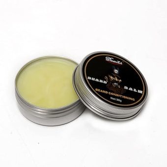 Beard Balm Wax Mustache Hair Growth Conditioner Care Softener Cream Moisturizing