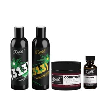 Detroit Grooming Co. Complete Grooming Father's Day Gifts for Dad - Beard Wash & Conditioner, Beard Butter and Beard Oil - Toasted Vanilla Amber Scent and Vanilla Tobacco & Cedarwood Scent