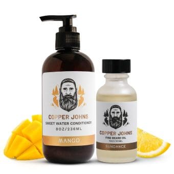 Beard Oil & Conditioner Bundle for Men | Nourishes Hair & Skin Underneath | Increases Softness, Control, & Shine | Made with Natural Ingredients