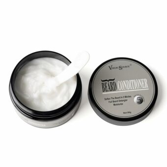 Beard Conditioner Cream, 2.8oz Beard Smoothing Conditioner Beard Mustache Cream Supplies Reducing Frizz Coarse Moisturizing Softening Detangling Natural Beard Cream Beard Care