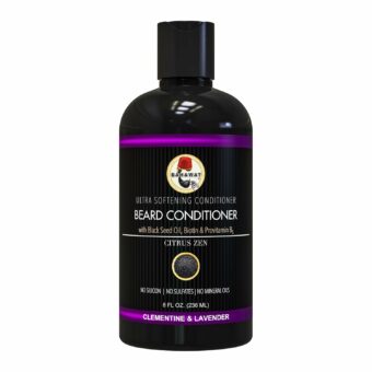 Beard Conditioner - Citrus Lavender - 8 fl. oz. - Sulfate free - with biotin, provitamin B5, Blackseed oil, Jojoba Oil, Natural Ingredients for a Gentle, Deep Cleanse-Strengthening Wash