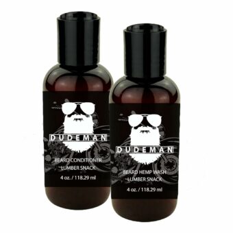 DUDEMAN Lumber Snack Beard Conditioner & Beard Hemp Wash