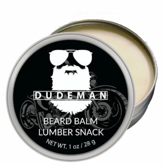 DUDEMAN Lumber Snack Beard Balm, All natural beard balm, Conditioning beard balm, Leave in beard conditioner, Beard balm,