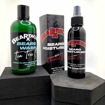 Beardicine Beard Kit, Men’s Gifts Set w/Beard Conditioner, Beard Wash/Shampoo, Grooming Care Gifts for Him Dad Boyfriend Birthday Valentine