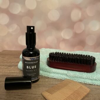 Blue-Men's Beard Oil-Skin Conditioning-Beard Conditioner-Men's Skin Care-Scented Beard Oil