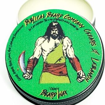 Beard and Mustache Wax - Cedars of Lebanon Scent - Made in USA